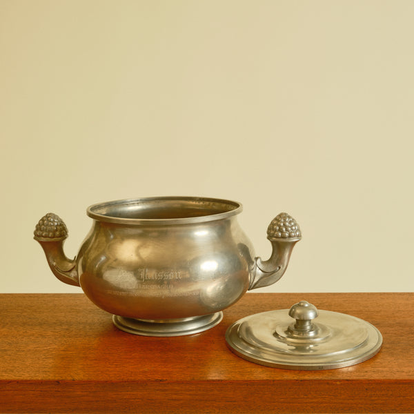 Art Deco Pewter Urn with Lid by GAB
