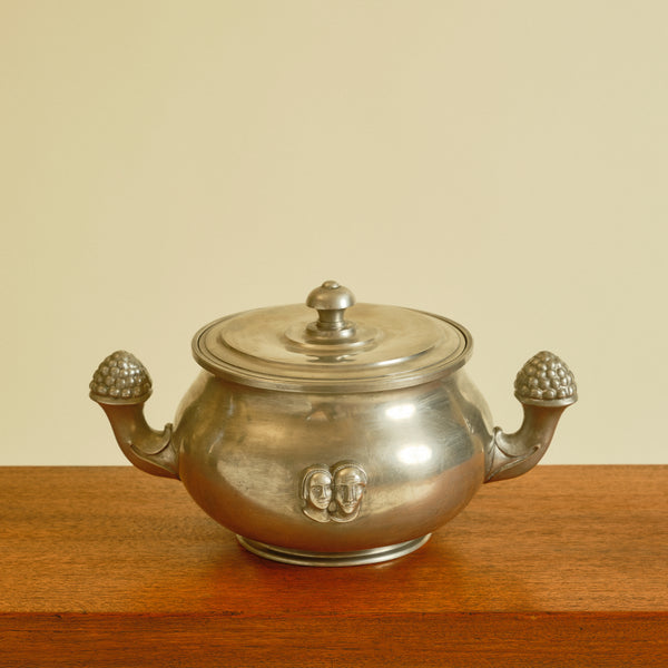 Art Deco Pewter Urn with Lid by GAB