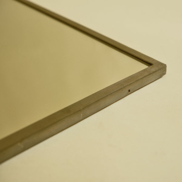 Art Deco Pewter Mirror by Edvin Ollers