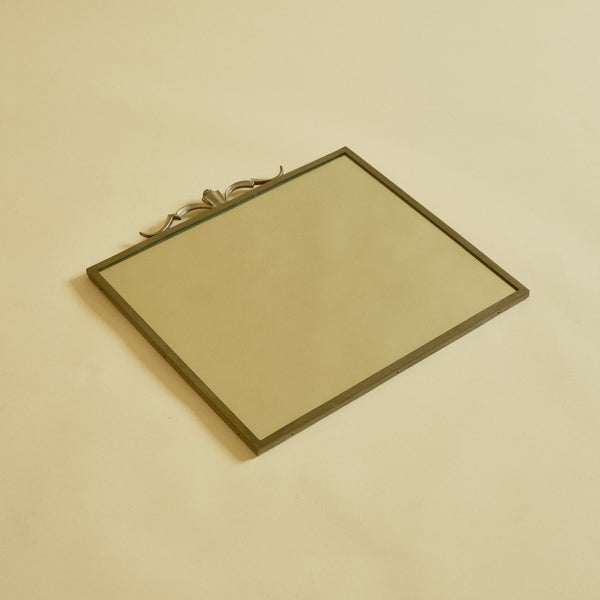 Art Deco Pewter Mirror by Edvin Ollers