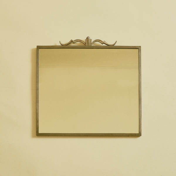Art Deco Pewter Mirror by Edvin Ollers