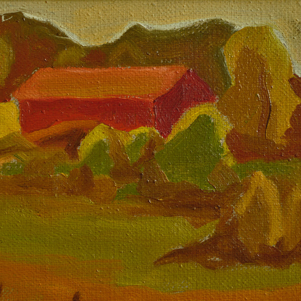 1940s Swedish Oil Painting by Waldemar Marberg