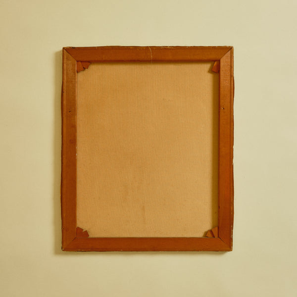 Oil Painting of Surreal Figure By Francisco Poblet, 1968