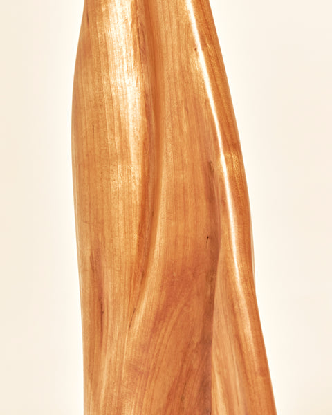 Organic Teakwood Abstract Standing Sculpture