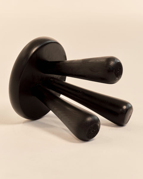 Swedish Ebonized Pine Footstool