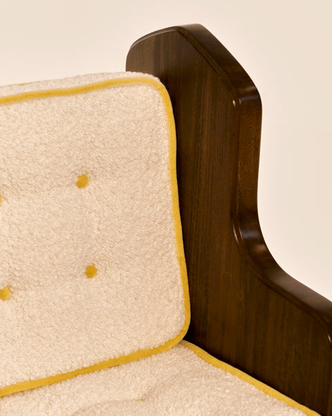 French Oak Church Pew Chair