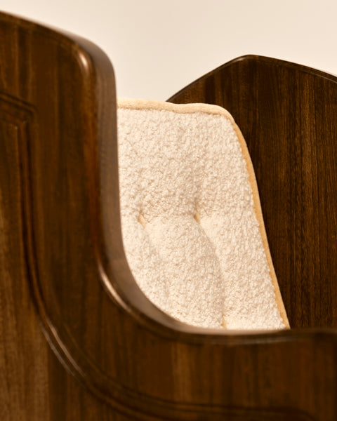 French Oak Church Pew Chair