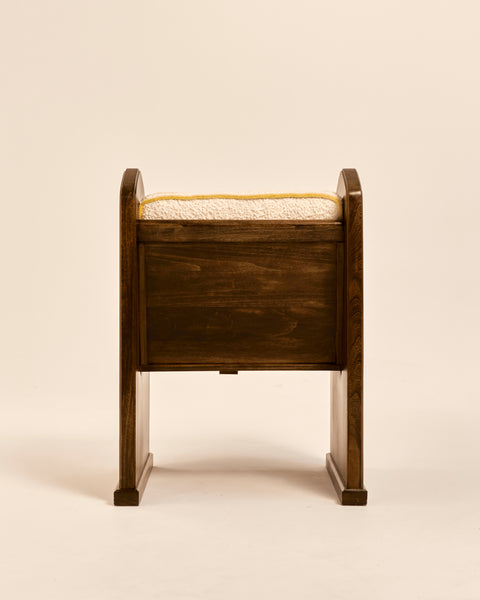French Oak Church Pew Chair