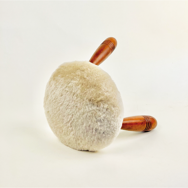 Danish Cashmere Shearling Foot Stool