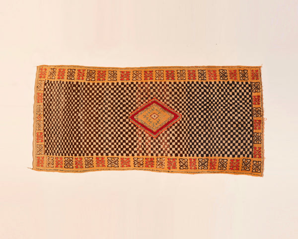 1950's Courante Wool Moroccan Rug