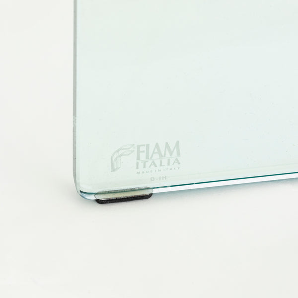 Fiam Italia Curved Triangle Coffee Table from the 1970's