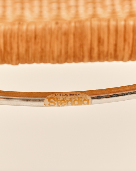 MR 10 Side Chair by Mies Van Der Rohe in Rattan for Stendig (with label)