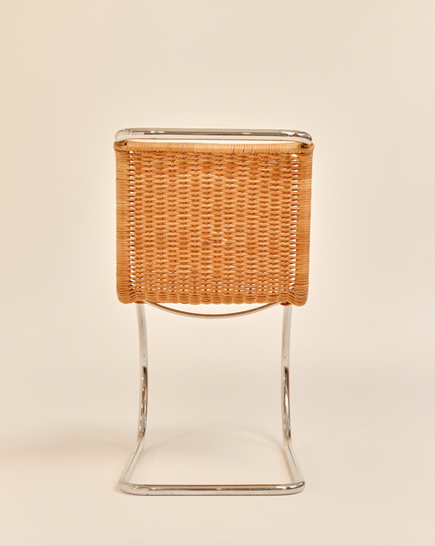 MR 10 Side Chair by Mies Van Der Rohe in Rattan for Stendig (with label)