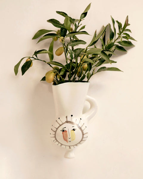 Vallauris Ceramic Wall Vase by Roger Capron