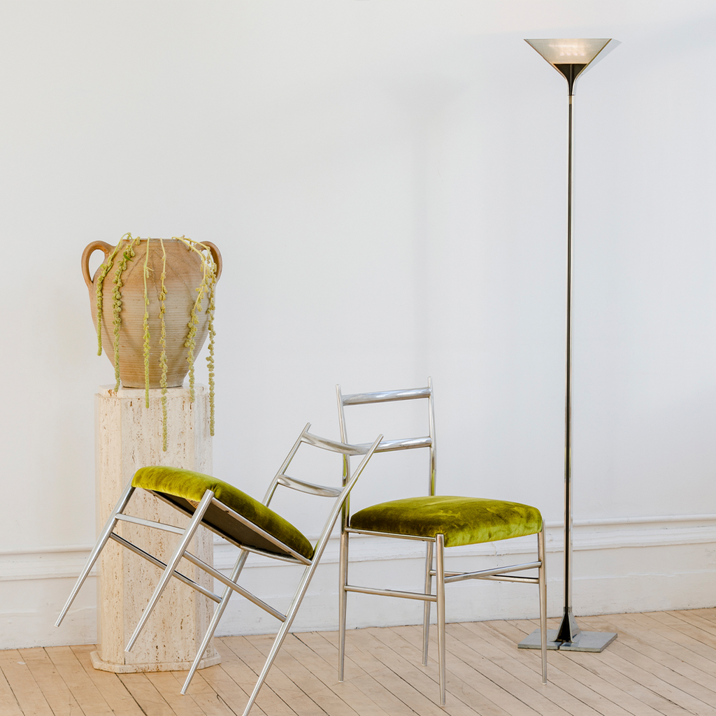 Papillona Floor Lamp designed by Afra and Tobia Scarpa for Flos Papillona Floor Lamp designed by Afra and Tobia Scarpa for Flos