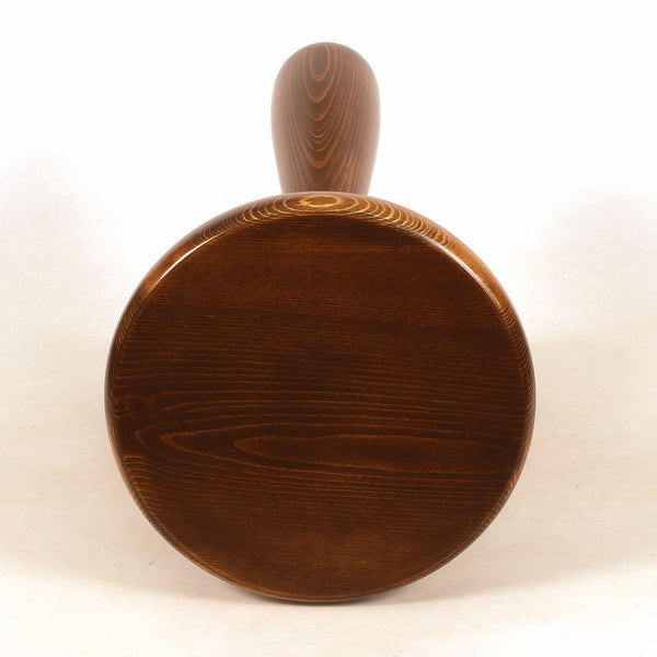 Tall Swedish Stained Pine Footstool