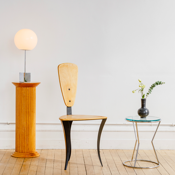 1980’s Squiggle Spine Accent Chair